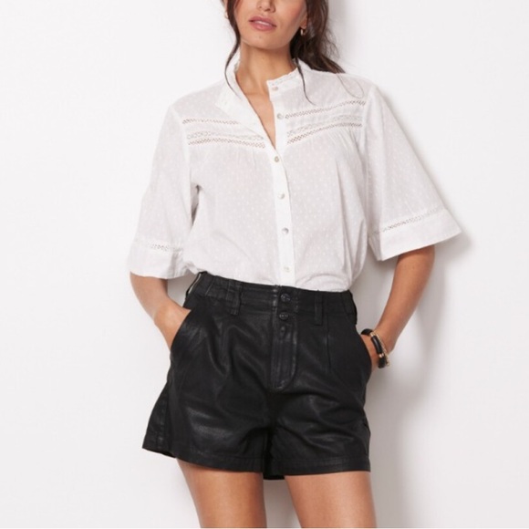 Faherty Rhoda Top in White - Picture 2 of 6